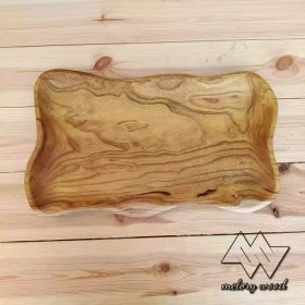 تصویر سینی منحنی چوبی کد d187 