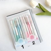 تصویر پک ۵ عددی روان نویس موکا گریپ دار 