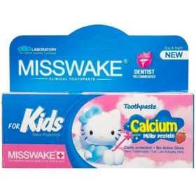 تصویر خمیر دندان کودک کیتی میسویک ۵۰ میلی لیتر Misswake Toothpaste For Kids 50 ml