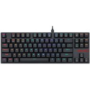 تصویر کیبورد مخصوص بازی ردراگون مدل K607P-KBS Redragon K607P-KBS Gaming Keyboard