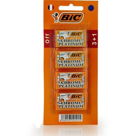 تصویر تیغ یدک Bic مدل Platinum Chromium Double Edge | cuteeland 