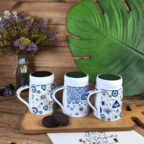 تصویر ماگ چشم ونظر درب اینه ای 