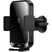 تصویر پایه نگهدارنده و شارژر بی سیم باسئوس مدل SUDD000001 توان ۱۵ وات 