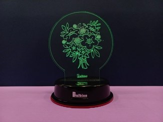 تصویر بالبینگ تمام رنگ تاچ طرح دسته گل 