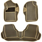 تصویر کفپوش 6 بعدی مدل گلدوزی پژو 405 و پژو پارس آذین فرش 