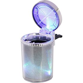 تصویر زیر سیگاری خودرو مدل Multicolor - چند رنگ 