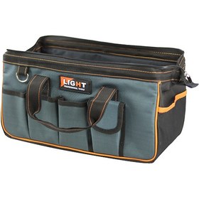 تصویر کیف ابزار 40 سانت حرفه ای لایت مدل LB-040 Light Tool Bag LB-040