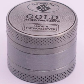 تصویر گرایندر فلزی ۳ تکه طرح Gold 