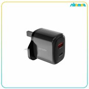 تصویر شارژر دیواری 20 وات پرودو مدل USB A+C Charger EU 