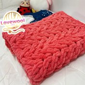 تصویر پتوپافی آلیز ترک دستبافت طرح شاخ گوزنی 