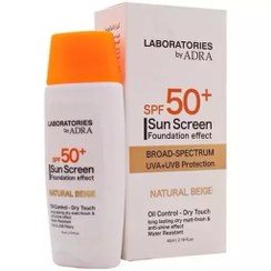 تصویر کرم ضد آفتاب آدرا SPF50 رنگ بژ طبیعی حجم 60 میلی لیتر 