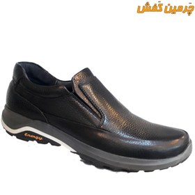 تصویر کفش تمام چرم مردانه اسپرت فرزین بدون بند کد 7608 ا Farzin men's leather sport shoes Farzin men's leather sport shoes