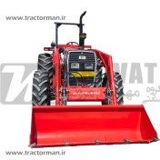 تصویر بیل لودری 4 جک تک زمانه تراکتورهای 399 جفت دیفرانسیل 