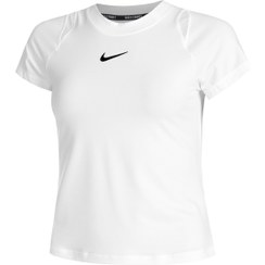 تصویر تی شرت تنیس زنانه نایک NikeCourt Advantage Dri-FIT- سفید NikeCourt Advantage Women's Dri-FIT Short-Sleeve Tennis Top-White