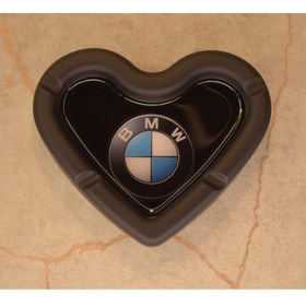 تصویر زیرسیگاری مدل قلب طرح BMW 