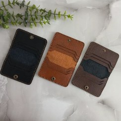 تصویر جاکارتی چرم داخل دکمه رو دوخت (عمده و خرده) 