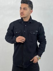 تصویر پیراهن کتان دوجیب مردانه Men's two-pocket linen shirt