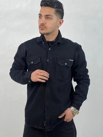 تصویر پیراهن کتان دوجیب مردانه Men's two-pocket linen shirt