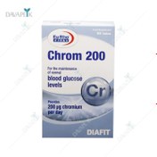 تصویر قرص کروم 200 میکروگرم آپوویتال Apovital Chrom 200 mcg