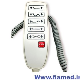 تصویر ریموت کنترل تخت برقی بیمار ۴ موتوره 
