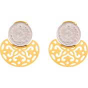 تصویر E312 گوشواره سکه یک ریالی 