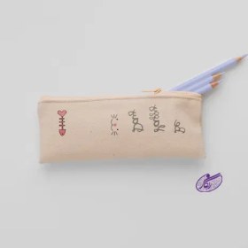 تصویر جامدادی طرح ماهی و گربه 