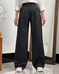 تصویر شلوار بگ دیپلمات مشکی سایز ۴۰ تا ۵۰ 