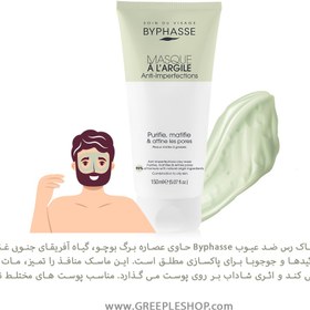 تصویر ماسک خاک رس ضد عیوب BYPHASSE 