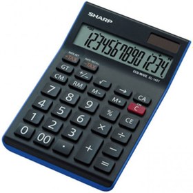 تصویر ماشین حساب مدل EL-145T BL شارپ ا Sharp EL-145T BL Calculator Sharp EL-145T BL Calculator