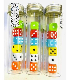 تصویر پک ۶عددی تاس شش وجهی 