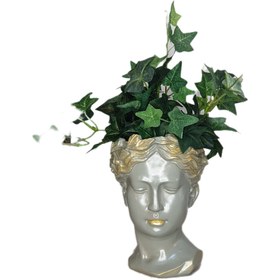 تصویر گلدان رومی - کرم, طوسی,سبز,سفید ا Roman vase Roman vase