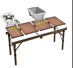 تصویر میز کمپینگ تاشو پرودو مدل PD-LFST005-BR 