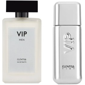 تصویر عطر جیبی مردانه تاینی مدل Vip 212 النترا تاینی به همراه ادو تویلت مردانه مدل Vip النترا Elentra Tiny 212 Vip Parfum For Men And Elentra Vip Eau De Toilette For Men 100ml