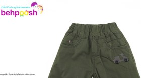 تصویر شلوار کتان پسرانه توکرکی طرح موتور 5 تا 8 سال design ا Children's pants code:9054 Children's pants code:9054