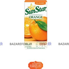 تصویر آبمیوه طبیعی پرتغال 200 سی سی سان استار - بازار فوری Sunstar Natural O​Range Juice 200cc