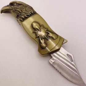 تصویر فندک چاقو دار طرح عقاب کد (1651) Knife lighter with eagle design code (1651)