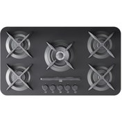 تصویر اجاق گاز شیشه‌ای کن مدل IG503 مشکی Can IG503 Glass Gas Stove Black
