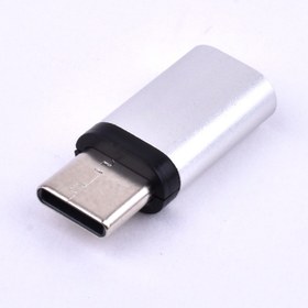 تصویر مبدل micro USB به TYPE-C ای وی تی کد TV06 