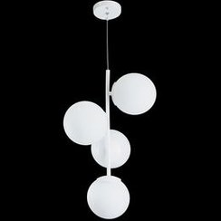 تصویر چراغ آویز چشمه نور مدل A1232/4 با ۴ شعله 