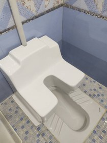 تصویر صندلی توالت فایبر گلاس Fiberglass toilet seat