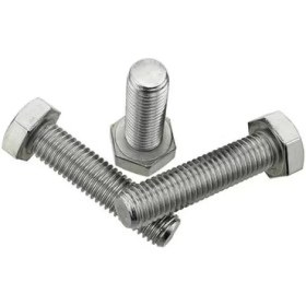 تصویر پیچ شش گوش آهنی نمره 8 سایز 2 سانت 