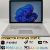 تصویر لپ تاپ سرفیس بوک 3 استوک Microsoft Surface book 3 - i7 32G 1TSSD 6G 