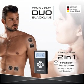 تصویر تنس الکتریکی فیزیوتراپی برند prorelax مدل TENS/EMS Duo Blackline prorelax TENS/EMS Duo Blackline | Electrostimulation Device