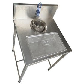 تصویر میز بردینگ تک لگن استیل 