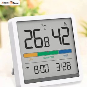 تصویر دما و رطوبت سنج دیواری MIIIW شیائومی ا Xiaomi MIIIW Comfort Temperature And Humidity Clock Xiaomi MIIIW Comfort Temperature And Humidity Clock