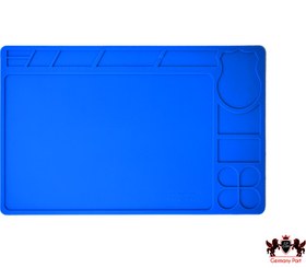 تصویر ANTI STATIC NON SLIP MAGNETIC SILICON REPAIR MAT SOLDERING MAT 609-پد انتی استاتیک ضد لغزش سیلیکونی تعمیرات و لحیم کاری اس 609 