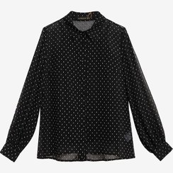 تصویر شومیز مجلسی زنانه برنس مدل لیوسا رنگ مشکی 