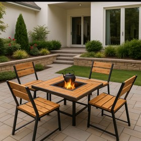 تصویر آتشدان مدل کامیلیا 