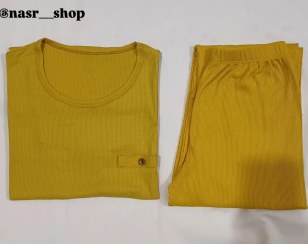 تصویر ست تیشرت و شلوار کبریتی فری سایز 