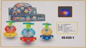 تصویر فرفره اسکویید گیم چراغدار آیتم ۸۳۰ اسباب بازی صالح اباد Squid Game Light-Up Spinner Item : 830